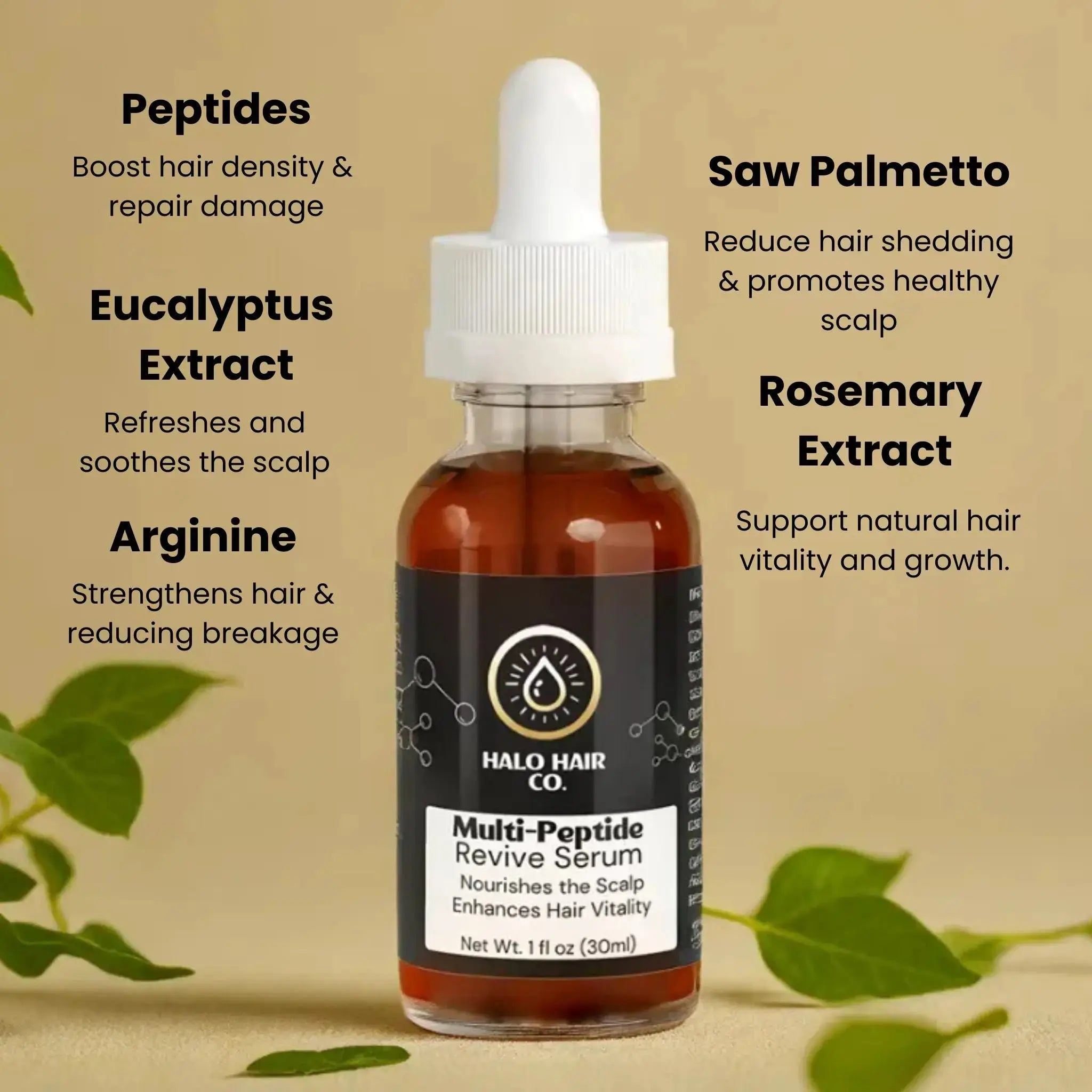 Halo Multi-Peptide Revive Serum HALO HAIR CO.